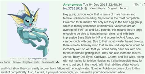 Vaporeon copypasta eminem - Not only are they in the field egg group, which is mostly comprised of mammals, Vaporeon are an average of 3"03' tall and 63.9 pounds. this means they're large enough to be able to handle human dicks, and with their impressive Base stats for HP and access to Acid Armor, you can be rough with one. Due to their mostly water based biology, there's ...